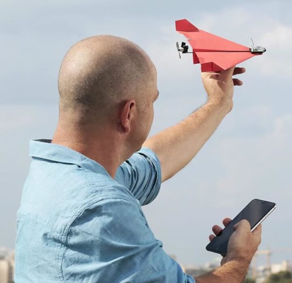 Smartphone Controlled Paper Airplanes