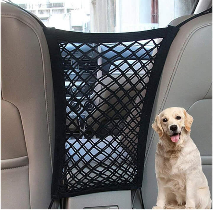 Stretchable Pet Net Barrier to Prevent Distraction While Driving