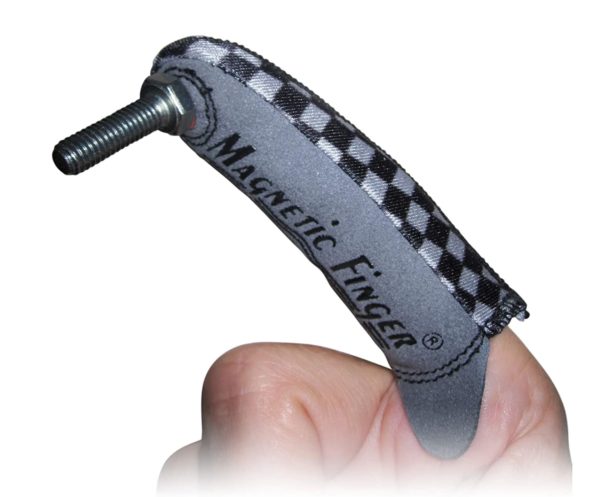 Magnetic Finger Sleeve to Pick Up Bolts Quickly