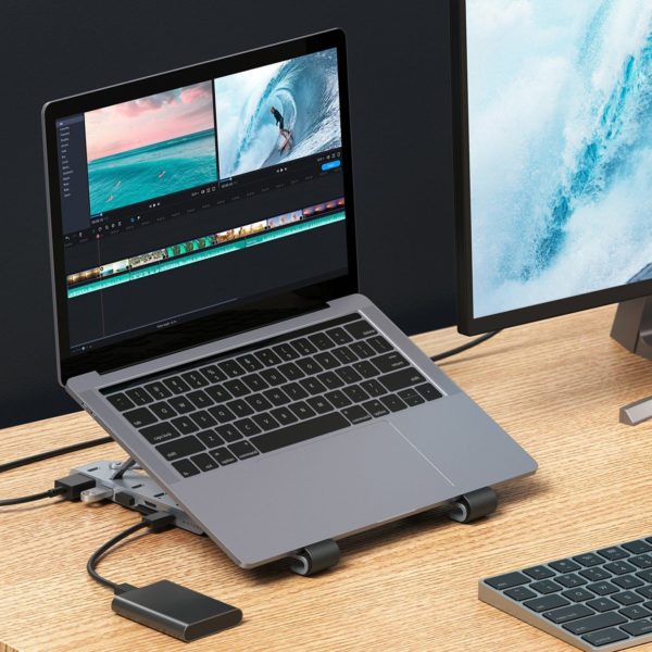 hyperdrive laptop stand with usb hub
