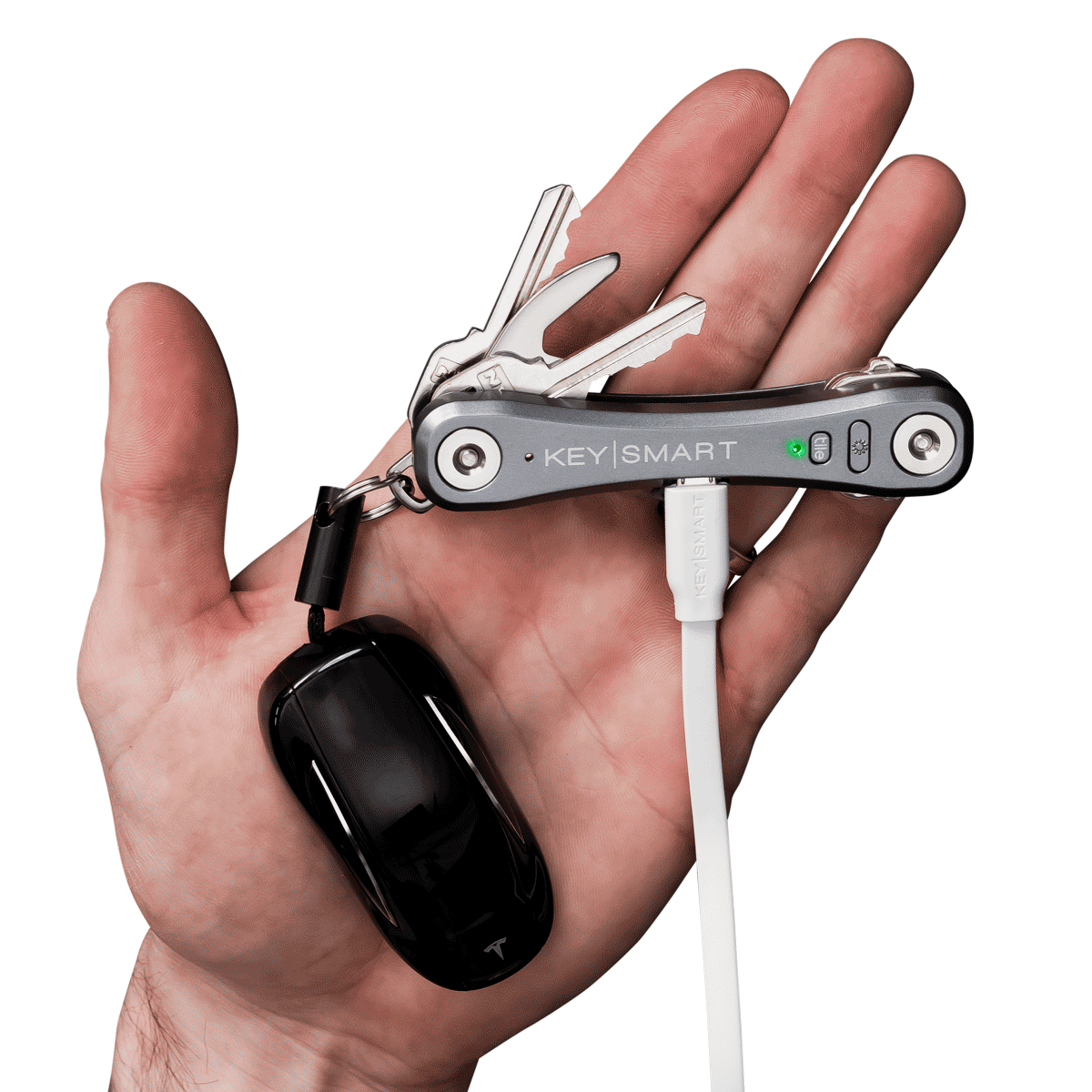 KeySmart Pro: Compact Keys Holder with Built-in Tracker