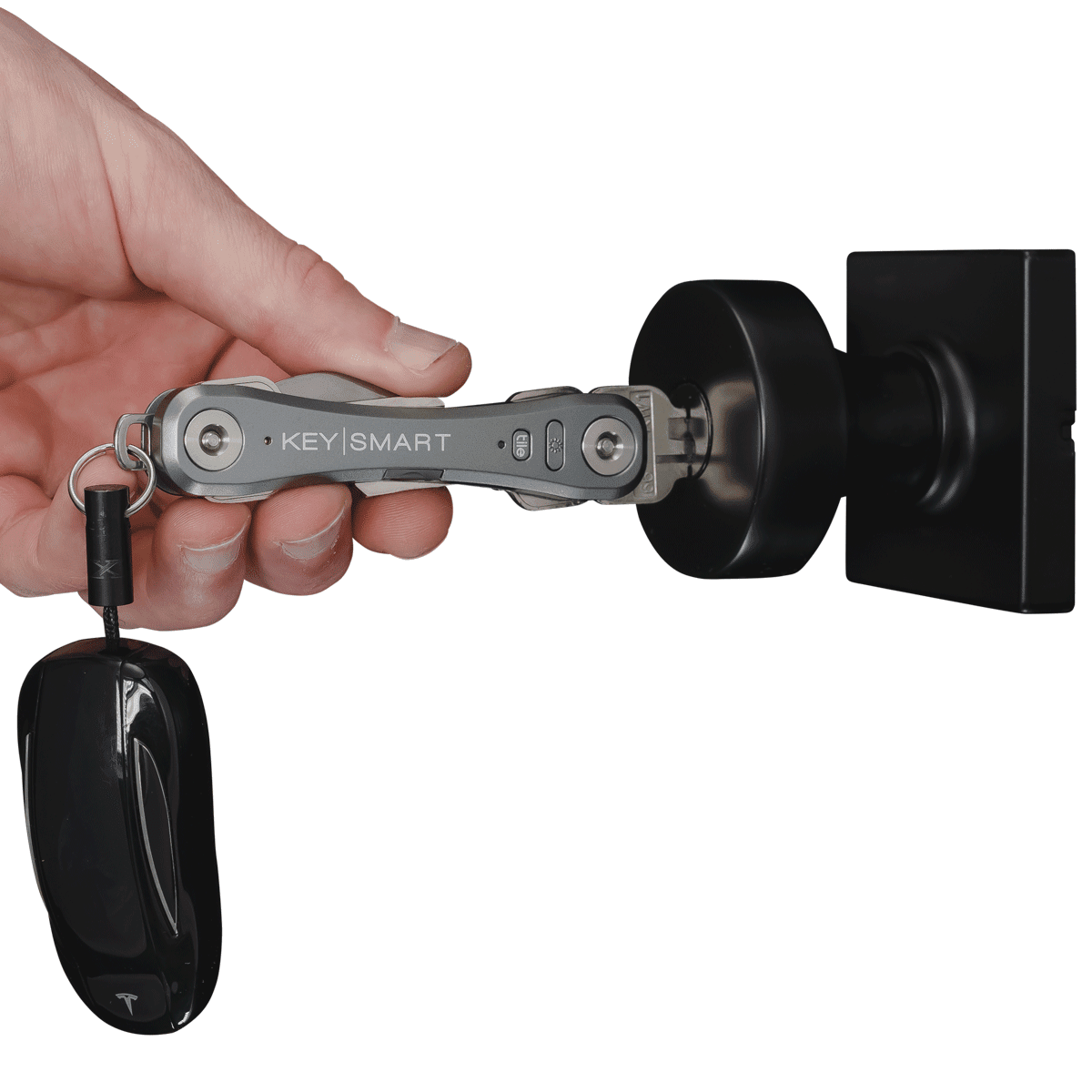  KeySmart Pro - Compact Smart Key Holder w LED