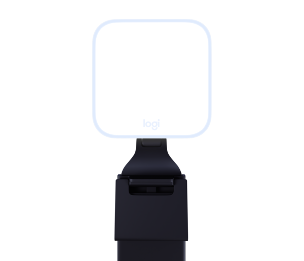 litra glow streaming light front view graphite