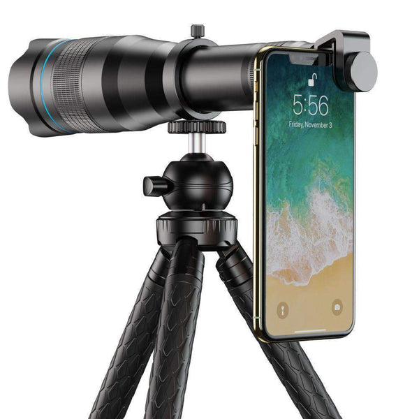 apexel 60x mobile phone monocular telescope lens astronomical zoom lens extendable tripod for iphone samsung all smartphones apexel