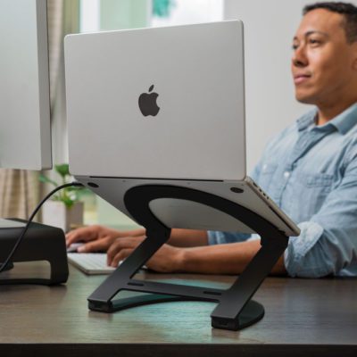 Twelve South Curve Flex Ergonomic Laptop Stand Uses Folding Design to Make It Travel-Ready
