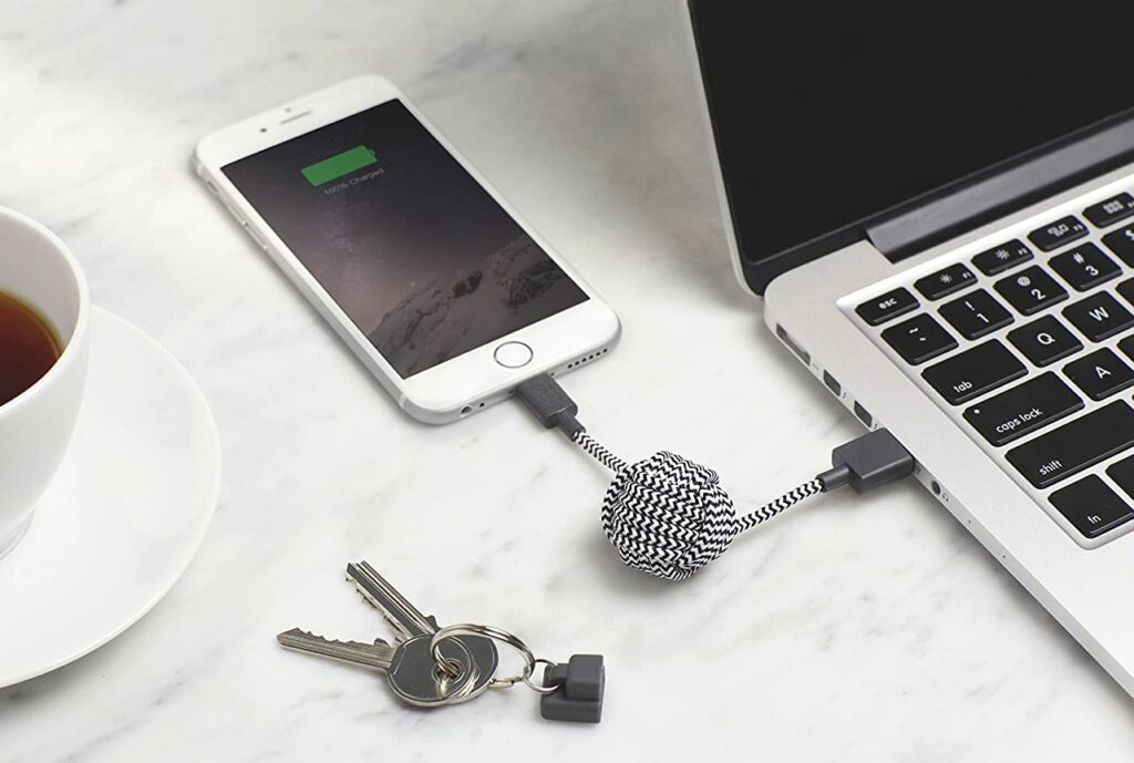 7 Keychain USB Cables with Short Length and High Portability