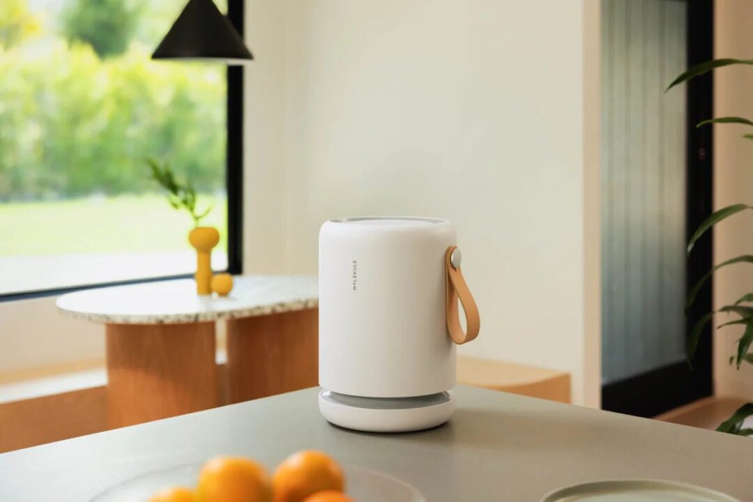 Molekule Air Mini+ Purifier Effectively Destroys Allergens and Pollutants