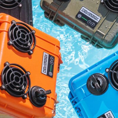 DemerBox DB2 an Outdoor Bluetooth Speaker is Waterproof and Rugged