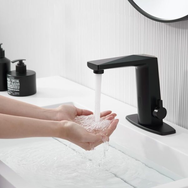 LEPO Touchless Faucet with Splash Free Water Flow
