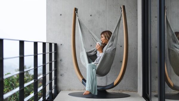Hammock Throne Relaxing Hammock Style Hanging Seat 02
