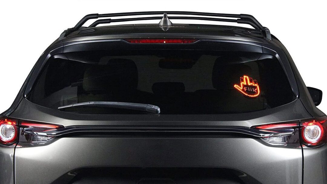 The Ultimate Road Rage Relief: FLIK Middle Finger Light for Cars