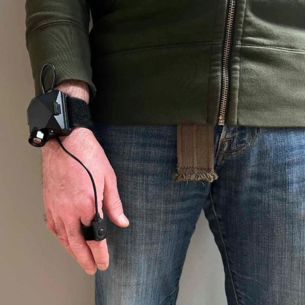 This Wrist Flashlight Can Be Operated With Just One Finger