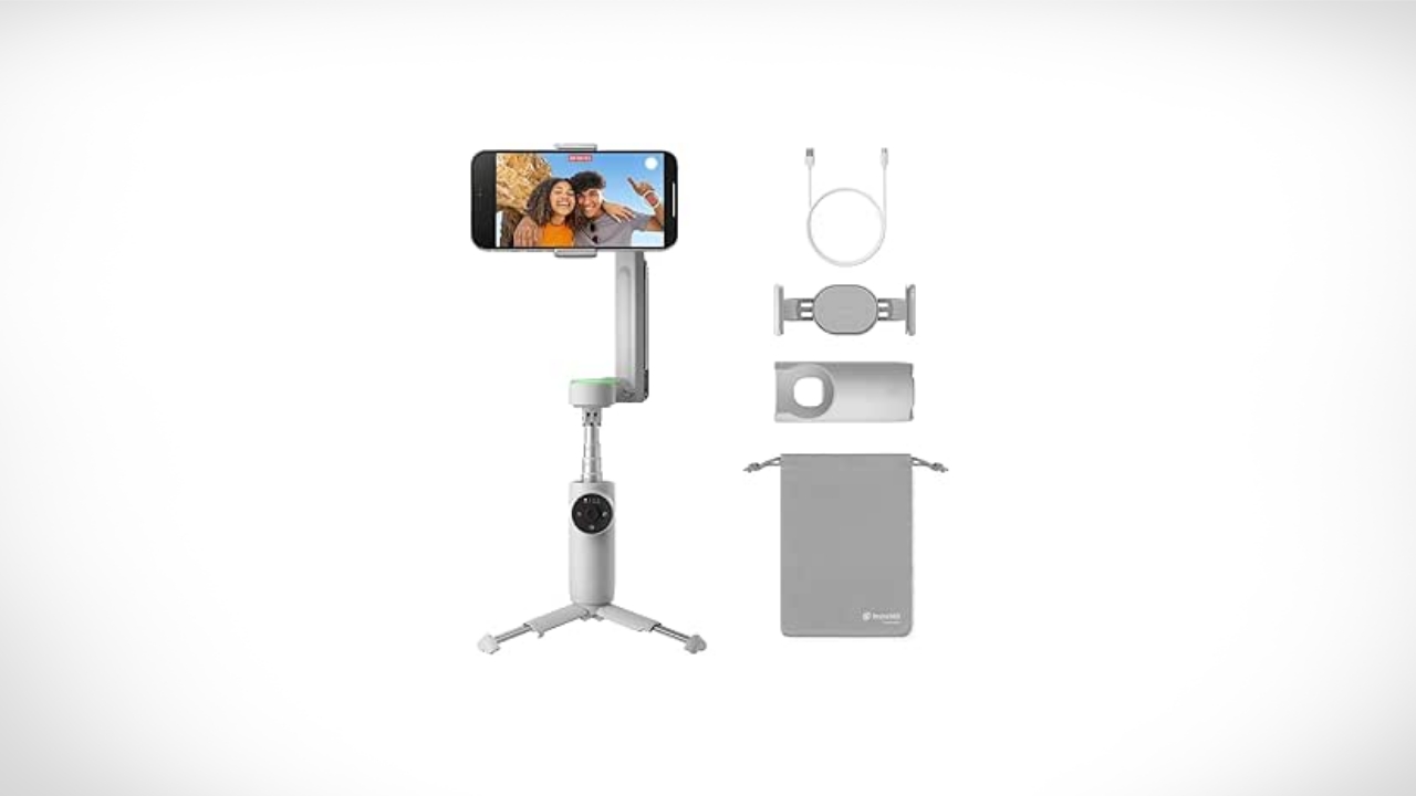 This AI-Powered Gimbal Stabilizer Boasts 360º Infinite Pan Tracking