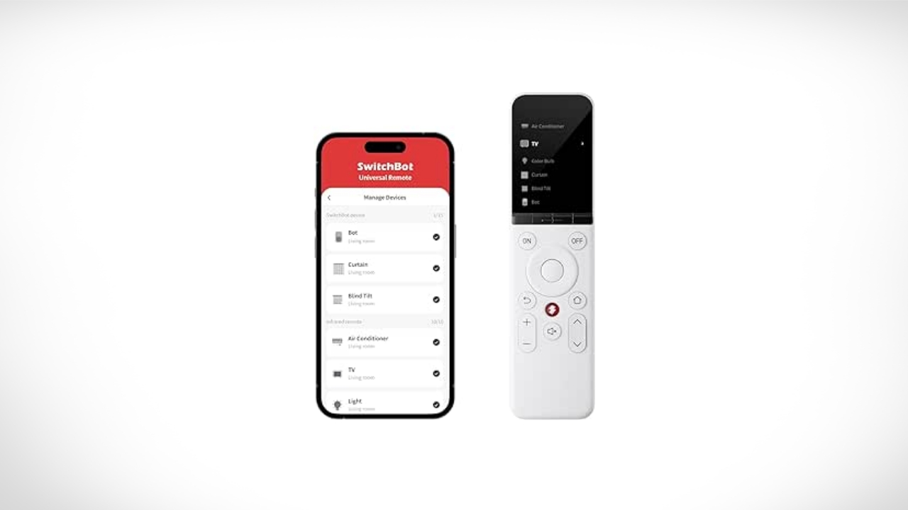 SwitchBot Multi-Use Smart Universal Remote Control: One Remote for All Your Devices