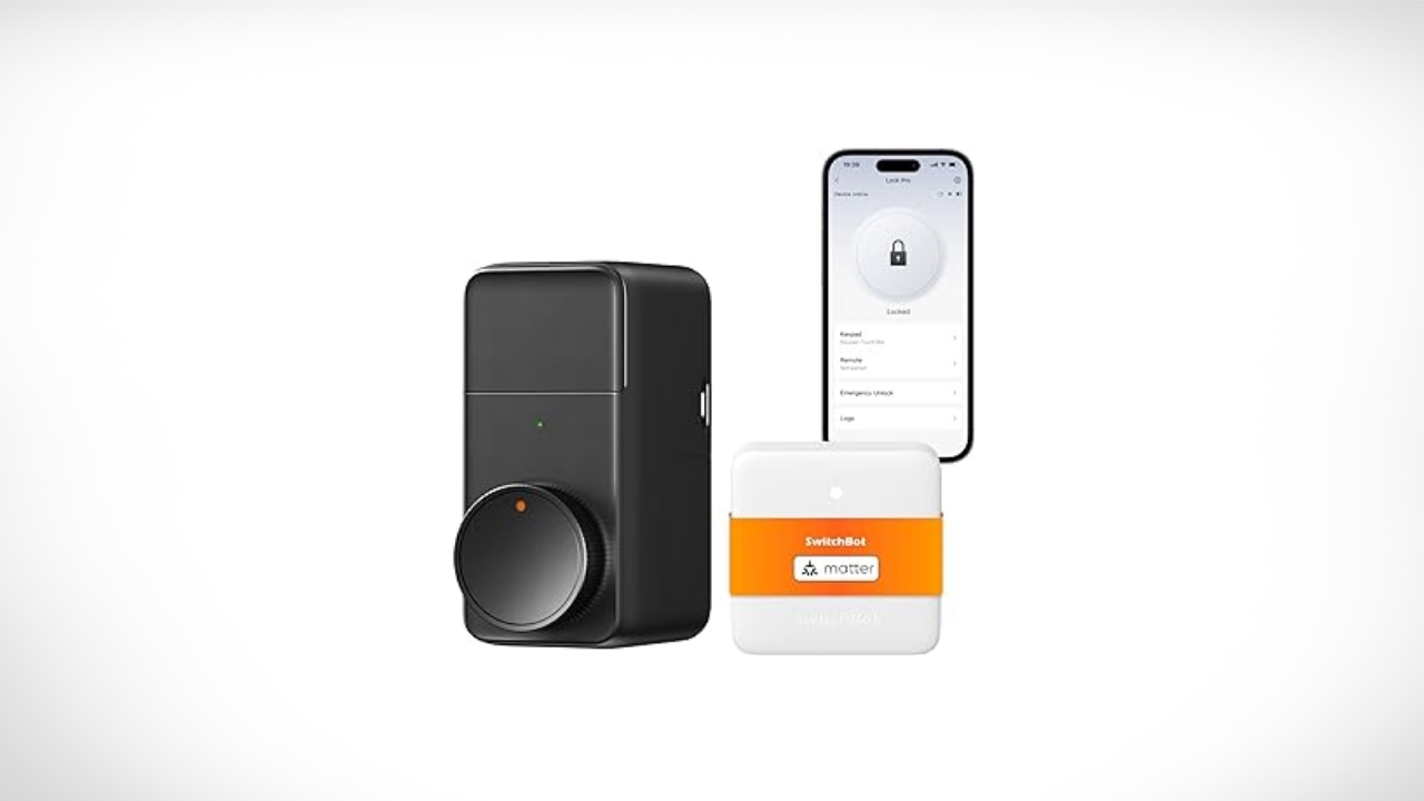 SwitchBot WiFi Smart Lock Pro – Keyless Entry Door Lock