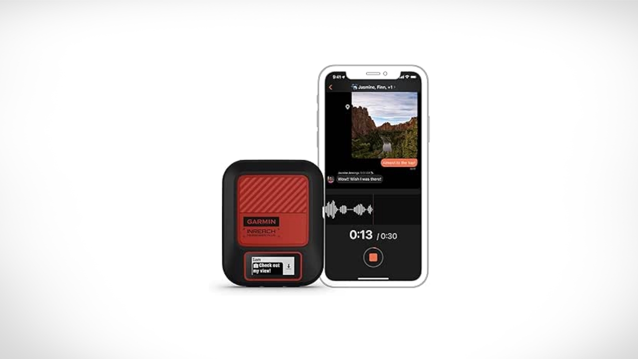 Garmin inReach® Messenger Plus, SOS Satellite Communicator with Photo, Text & Voice Messaging Without Cell Service, Long Battery Life, Durable, Temperature-Resistant, Water-Resistant (IPX7) Design