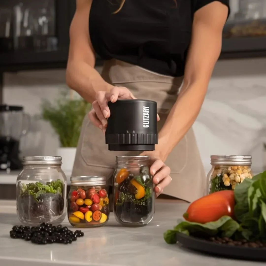 This Mason Jar Vacuum Sealer boasts powerful and long-lasting seals to keep your food fresh